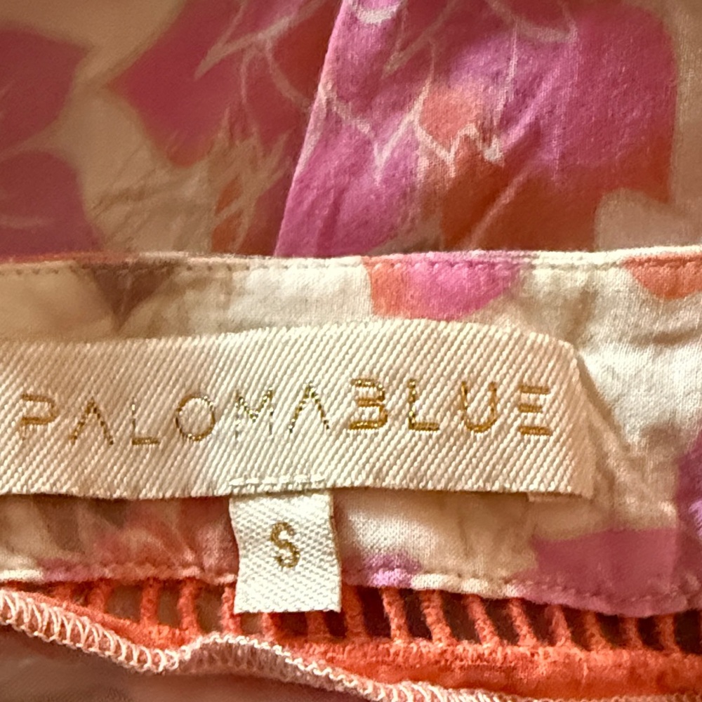 Floral Pink Sheer Robe - Picture 2 of 5